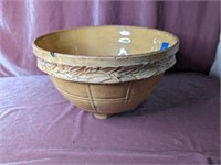 Antique Yellow Crock Bowl -