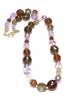 Joan Rivers Faceted Glass Beads 20" Necklace