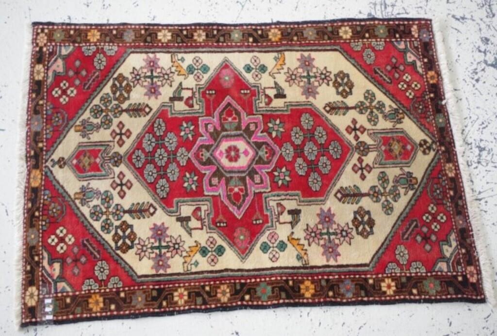 Iranian hand made wood rug