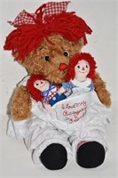 Vtg Applause Love My Raggedy Friends Bear w/Dolls