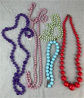 Assorted Colorful Beaded Necklaces