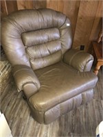 Brown Leather Recliner (Very nice & Comfy)