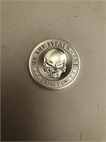 We are Everywhere Skull 2 oz Silver Round