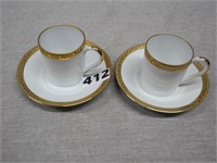 Limoges Demitasse Cups