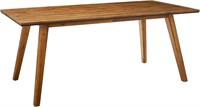 71 Acacia Wood Dining Table  Teak Finish