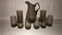 Pitcher and glass set