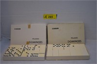 Two Vintage Marblelike Dominoes