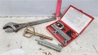 Large Cresent Wrench , Flare Tool,  Hitch Pin