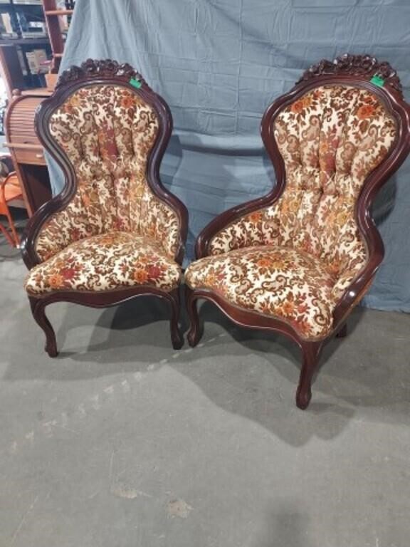 2 Kimball Victorian Chairs