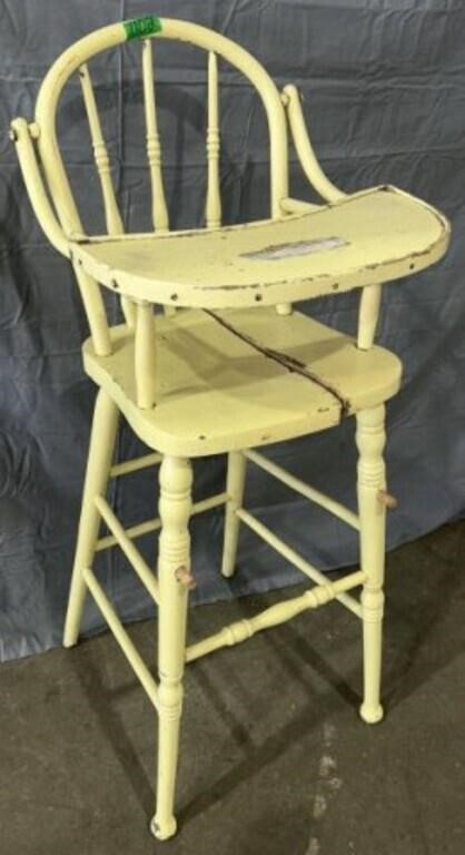 Wooden high chair