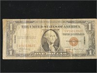 1935 $1 Silver Cert Hawaii FR-2300