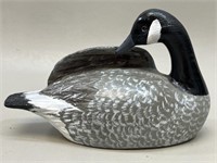 Carved Wood Canada Goose Decoy