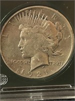 1921 Peace Silver Dollar