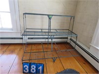 METAL 3 TIERED SHELF