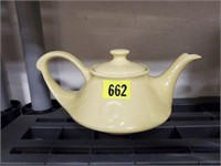 Vintage yellow teapot