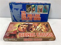 Two Six Million Dollar Man Board Games