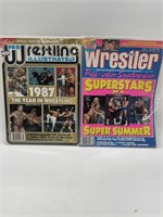 Two Vintage Pro Wrestling Illustrated Magazines