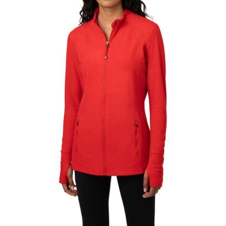 Tuff Veda Women's LG Activewear Yoga Jacket, Red