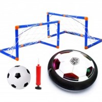 Hover Soccer Set with 2 Goals, Foam Bumper