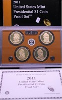 2011 PRESIDENT PROOF DOLLAR SET