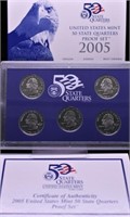 2005 PROOF QUARTER SET