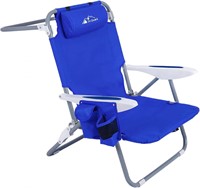 Beach Chair with Backpack Straps, 4-Position Class