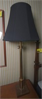 (B) 35" Black shade table lamp