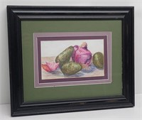 RED ONION AND AVOCADO by Lorraine Simons