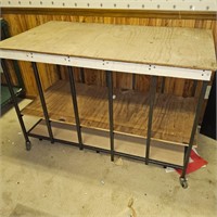 4 FT. ROLLING WORK TABLE