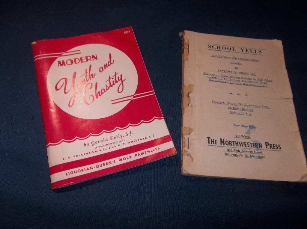 1964 Youth & Chasity, 1944 Cheerleader Booklets