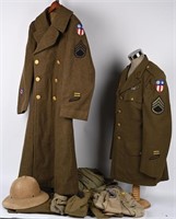 WWII US ARMY AIR CORPS CBI AIR CREW UNIFORM GROUP