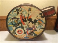 Vintage Disney Mickey Mouse Club Kids Toy Drum Set