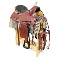 (New) Hilason Saddle Set and Stand