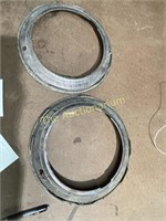 Pair of Wheel Trim Rings