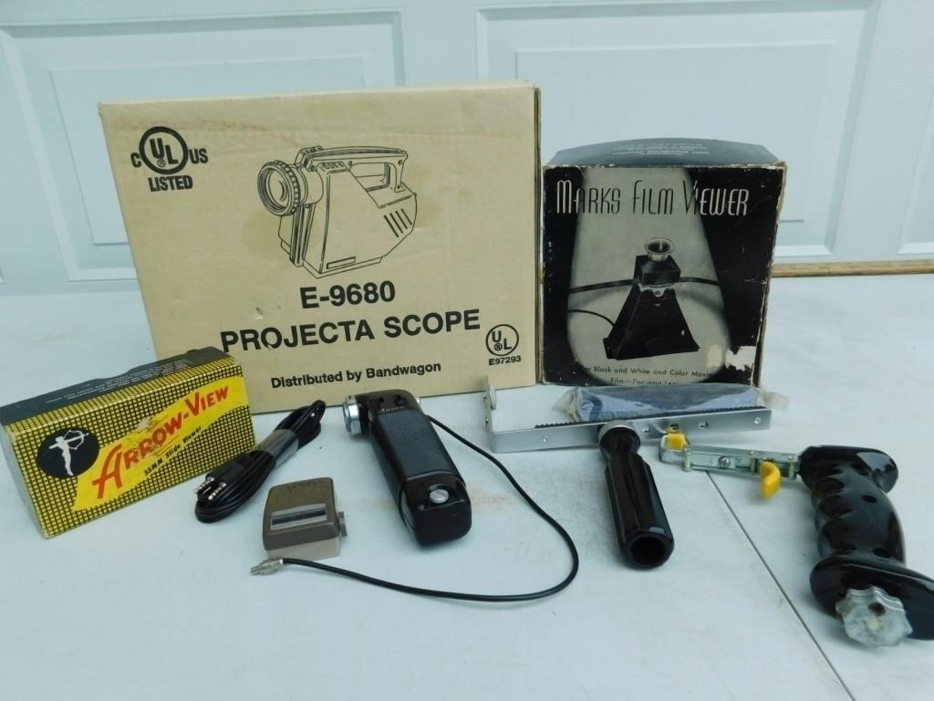 Slide viewers, Projecta scope, etc. , untested