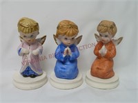 Vintage Porcelain Angel Figurines ~ 4" Tall