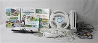 Nintendo Wii System With Games & Controllers Lot