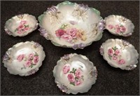 RS Prussia Porcelain Berry Bowl Set