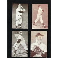 4 1947-66 Exhibits Ny Yankees Cards