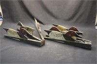2 - Vintage Folding Decoys