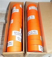 2 CASES OF ORANGE BARRICADE TAPE