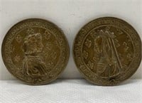 4,3in diameter French Renaissance Bronze Medal