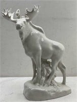 Russian Lomonosov Porcelain Moose, Standing