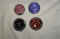 Four Purse Mirrors - Missing Bead from One/All