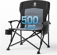 Oversized Folding Camping Chair  500lbs