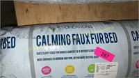 Creations Calming Faux Fur Bed