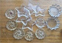 Lot of Glass Coasters & Small Decorative Bowls