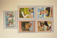(5) Baseball Star Rookie Cards Clemens-Boggs-More