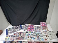 SPORTS TRADING CARDS IN SLEEVES & BINDER