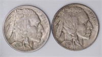 2 - 1923 Buffalo Nickels